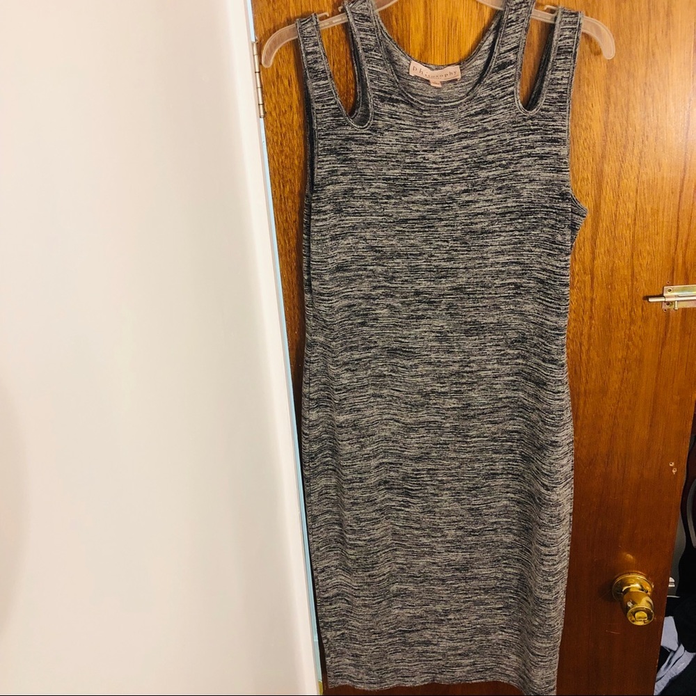 Philosophy Blue Marled Maxi Dress Women’s Large L